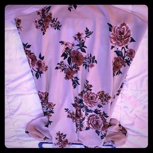 Floral off the shoulder dress!